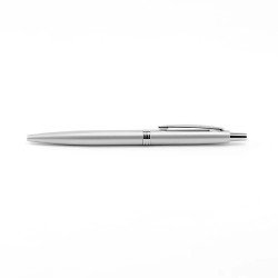Golyóstoll 0,8mm, fém, rozsdamentes acél test, díszdobozban Bluering® Metal, írásszín kék
