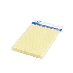 Jegyzettömb öntapadó, 102x152mm, 100lap, Bluering® , kockás sárga Író- irodaszer, papíráru Bluering