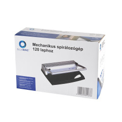 Spirálozógép, műanyag spirálkötéshez, 120lap lyukasztás 8lap Bluering® COMBINDER 120 Irodatechnika, kellékei Bluering