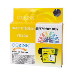 Brother CB11/LC980/LC985/LC1100XL tintapatron yellow ORINK Nyomtatók, másolók, kellékeik Orink