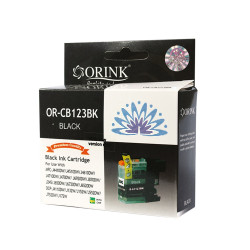 Brother LC123 tintapatron black ORINK Nyomtatók, másolók, kellékeik Orink
