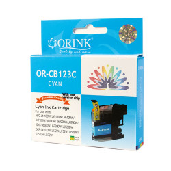 Brother LC123 tintapatron cyan ORINK Nyomtatók, másolók, kellékeik Orink