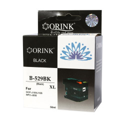 Brother LC529XL tintapatron black ORINK Nyomtatók, másolók, kellékeik Orink
