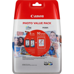 Canon PG545XL/CL546XL tintapatron + fotópapír multipack ORIGINAL Nyomtatók, másolók, kellékeik Canon