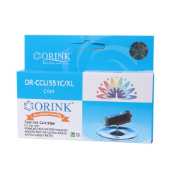 Canon CLI551XL tintapatron cyan ORINK Nyomtatók, másolók, kellékeik Orink