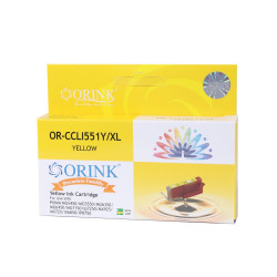 Canon CLI551XL tintapatron yellow ORINK Nyomtatók, másolók, kellékeik Orink