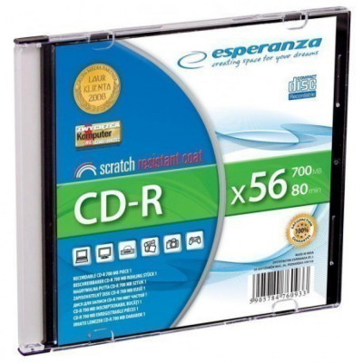 CD-R 700MB 52-56x slim tokos Esperanza