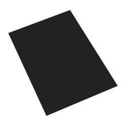 Dekor karton 2 oldalas 50x70 cm, 200g 25ív/csomag, Bluering® fekete Dekorkarton Bluering