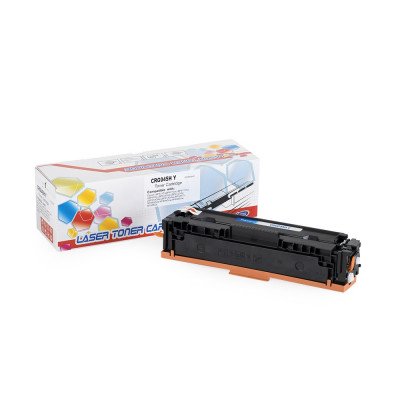 Utángyártott Canon CRG045H/Hp CF402X toner yellow ECO