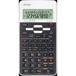 Számológép tudományos 272 funkciós 2 soros Sharp EL-531TG-WH fehér