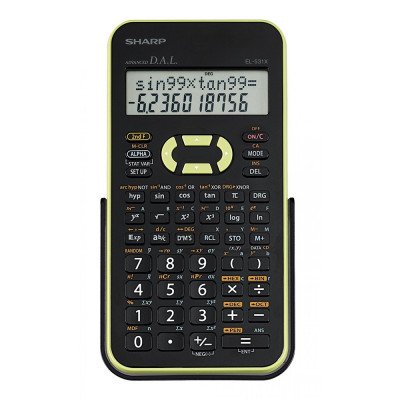 Számológép tudományos 272 funkciós 2 soros Sharp EL531TTGR zöld