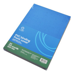 Előlap, A4, 200 micron 100 db/csomag, Bluering® áttetsző kék Irodatechnika, kellékei Bluering