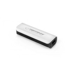 Powerbank 2200mah Joule Esperanza fehér-fekete Powerbank Esperanza