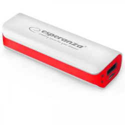 Powerbank 2200mah Joule Esperanza fehér-piros Powerbank Esperanza