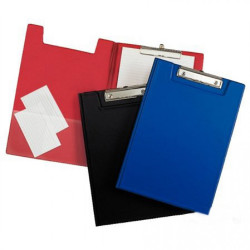 Felírótábla fedeles extra merev A4, PP Bluering® fekete Felírótábla Bluering
