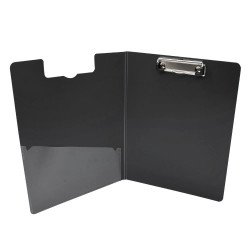 Felírótábla fedeles extra merev A4, PP Bluering® fekete