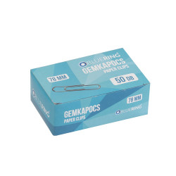 Gemkapocs 78mm, 50 db/doboz, Bluering® Irodatechnika, kellékei Bluering