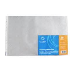 Genotherm lefűzhető, A3, 120 micron fekvő, víztiszta Bluering® 25 db/csomag, Író- irodaszer, papíráru Bluering