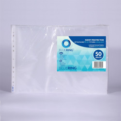 Genotherm lefűzhető, A3, 80 micron fekvő, narancsos Bluering® 20 db/csomag, Író- irodaszer, papíráru Bluering
