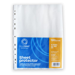 Genotherm lefűzhető, A4, 40 micron narancsos Bluering® 100 db/csomag