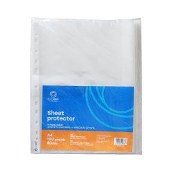 Genotherm lefűzhető, A4, 80 micron víztiszta Bluering® 100 db/csomag, Író- irodaszer, papíráru Bluering