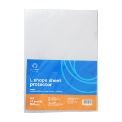 Genotherm `L` A4, 150 micron víztiszta Bluering® 25 db/csomag, Író- irodaszer, papíráru Bluering