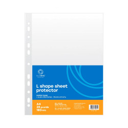 Genotherm `L` A4, 180 micron víztiszta Bluering® 25 db/csomag,