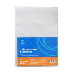 Genotherm `L` A4, 80 micron víztiszta Bluering® 100 db/csomag, Író- irodaszer, papíráru Bluering