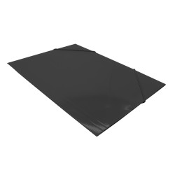 Gumis mappa A4, 300g. karton sarok gumírozással Bluering®, fekete Gumis mappa Bluering