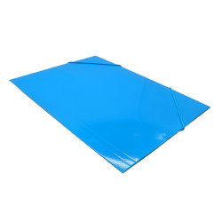 Gumis mappa A4, 300g. karton sarok gumírozással Bluering®, kék Gumis mappa Bluering