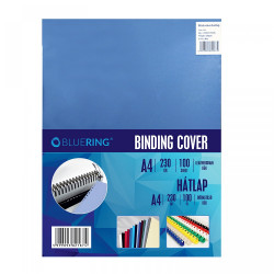 Hátlap, A4, 230 g. bőrhatású 100 db/csomag, kék Bluering® Irodatechnika, kellékei Bluering