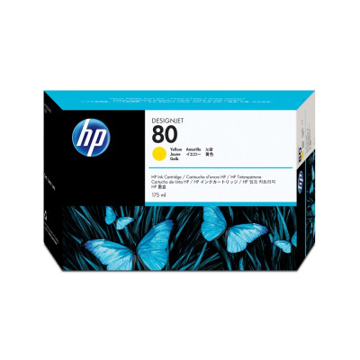 Hp 80/C4873A tintapatron yellow ORIGINAL