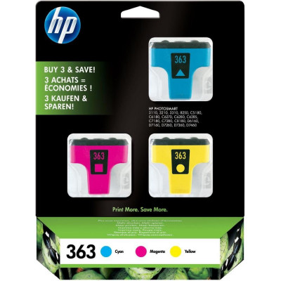 Hp 363/CB333EE tintapatron CMY multipack ORIGINAL