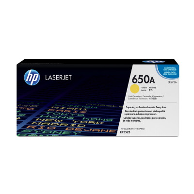 Hp CE272A toner yellow ORIGINAL (650A) Hp CE272A toner yellow ORIGINAL (650A)