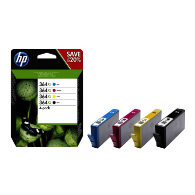 Hp J3M83AE/364XL tintapatron + fotópapír + boríték BCMY multipack ORIGINAL