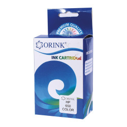 Utángyártott Hp 650/CZ102AE tintapatron color ORINK Nyomtatók, másolók, kellékeik Orink