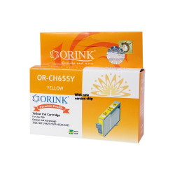 Utángyártott Hp 655/CZ112AE tintapatron yellow ORINK Nyomtatók, másolók, kellékeik Orink