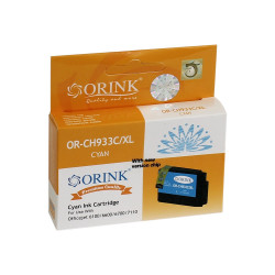 Utángyártott Hp 933XL/CN054AE tintapatron cyan ORINK Nyomtatók, másolók, kellékeik Orink