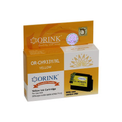 Utángyártott Hp 933XL/CN056AE tintapatron yellow ORINK Nyomtatók, másolók, kellékeik Orink