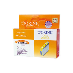 Utángyártott Hp 935XL/C2P26AE tintapatron yellow ORINK Nyomtatók, másolók, kellékeik Orink