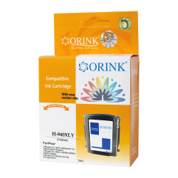 Utángyártott Hp 940XL/C4909AE tintapatron yellow ORINK Nyomtatók, másolók, kellékeik Orink