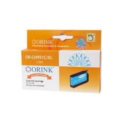 Utángyártott Hp 951XL/CN046AE tintapatron cyan ORINK Nyomtatók, másolók, kellékeik Orink