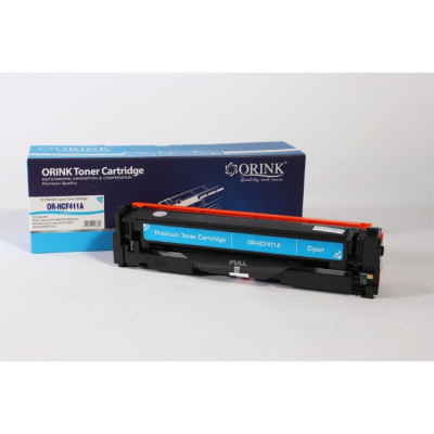 Utángyártott Hp CF411A toner cyan ORINK