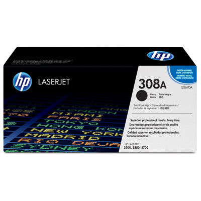 Hp Q2670A toner black ORIGINAL (308A)