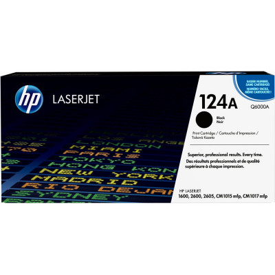 Hp Q6000A toner black ORIGINAL (124A)