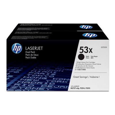 Hp Q7553XD toner ORIGINAL (53X) Hp Q7553XD toner ORIGINAL (53X)