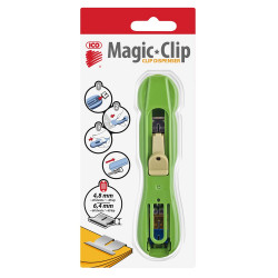 Iratcsíptető fűzőgép + kapocs Ico Magic clipper