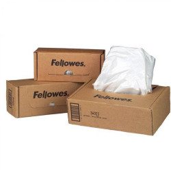 Hulladékgyűjtő zsákok iratmegsemmisítőhöz, 75-85 literes kapacitásig, Fellowes® 50 db/csomag, Hulladékgyűjtő zsák Fellowes