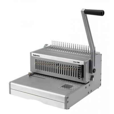 Spirálozógép, műanyag spirálkötéshez, manuális, 500lap, Fellowes® Orion
