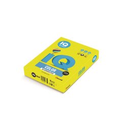 Másolópapír, színes, A3, 80g. IQ 500ív/csomag, neon sárga Író- irodaszer, papíráru IQ